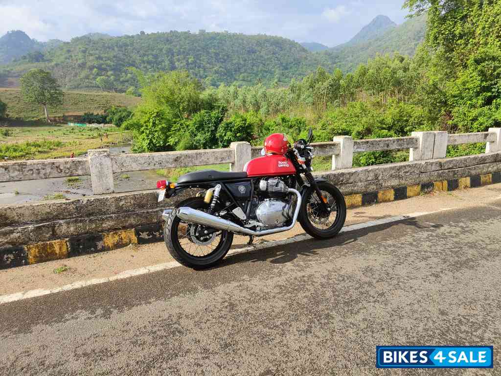 Red Royal Enfield Continental GT 650 Twin
