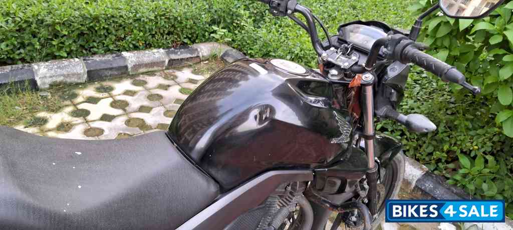 Black Honda CB Trigger