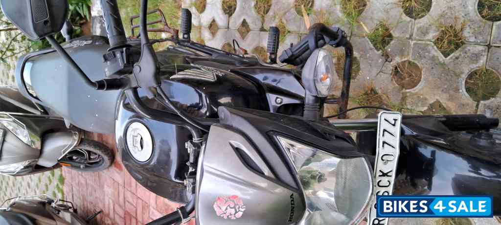 Black Honda CB Trigger