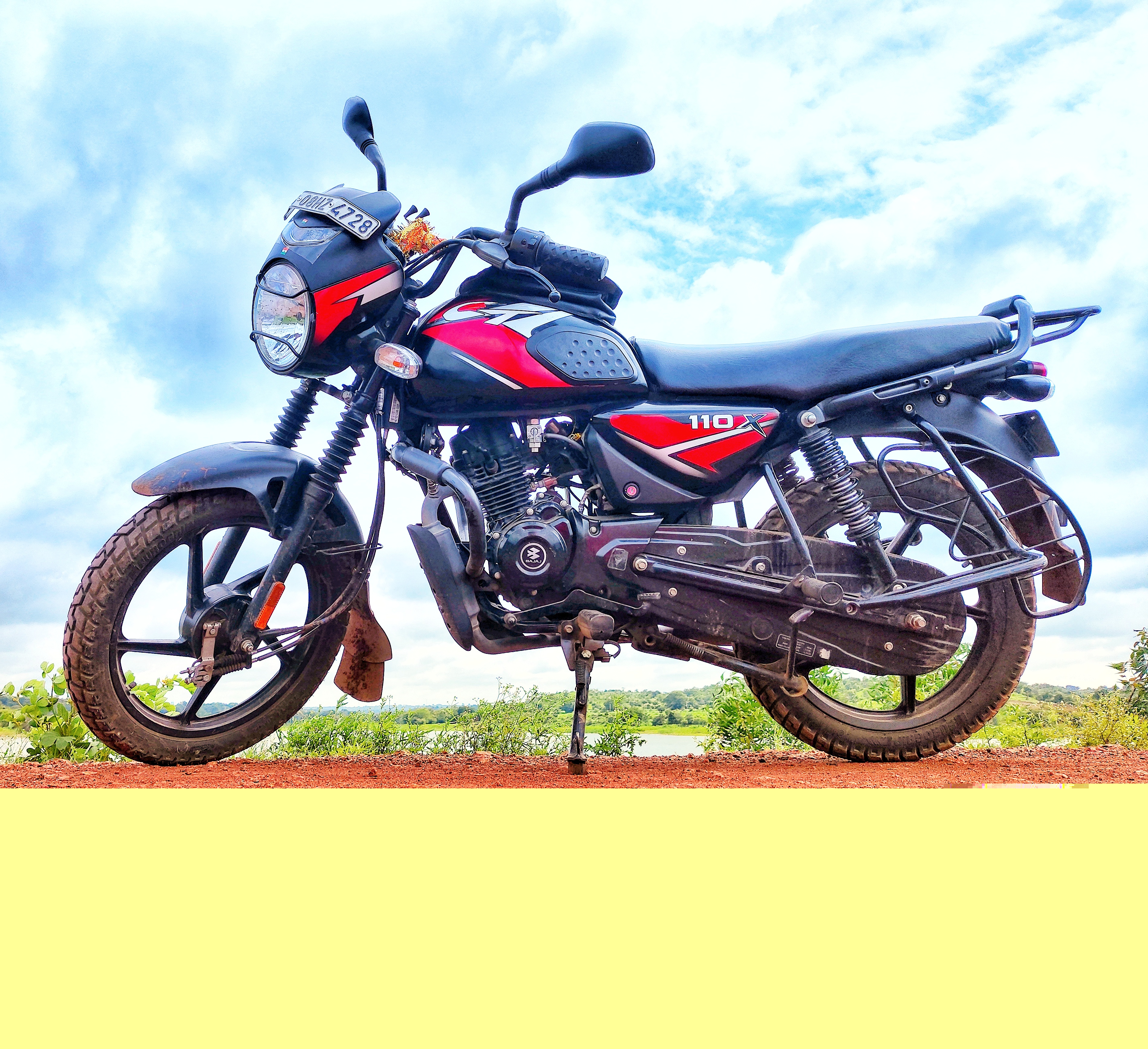 Red Bajaj CT110X