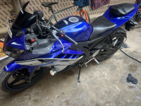 Blue Yamaha YZF R15 V2