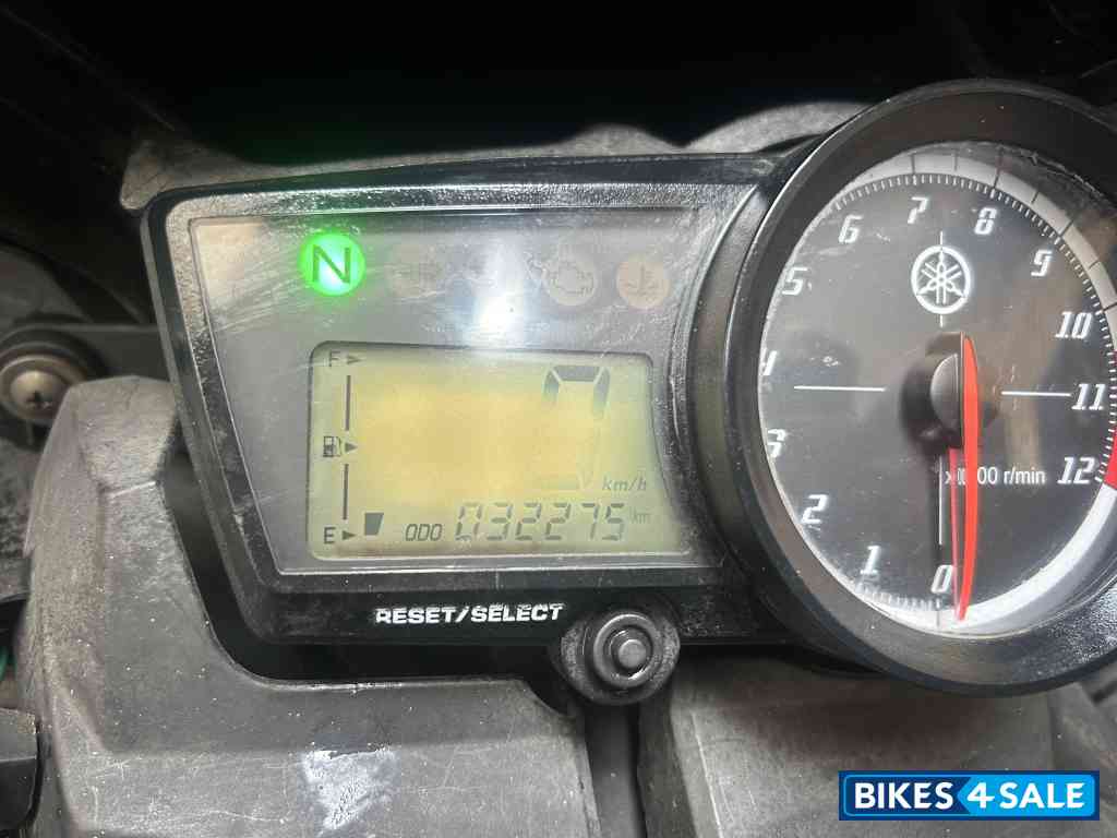 Blue Yamaha YZF R15 V2