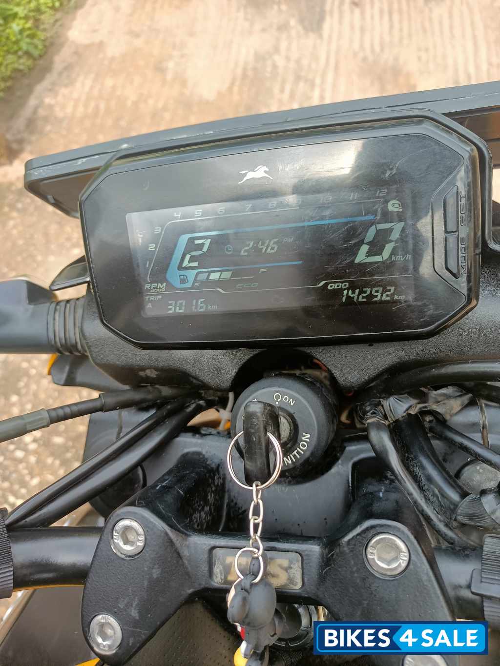 Yellow TVS Raider Split Seat