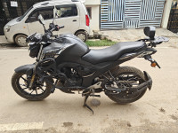 Black Yamaha FZ-S FI V3 BS6