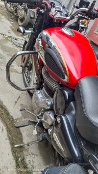 Chrome Red Royal Enfield Classic 350 Dual Channel BS6