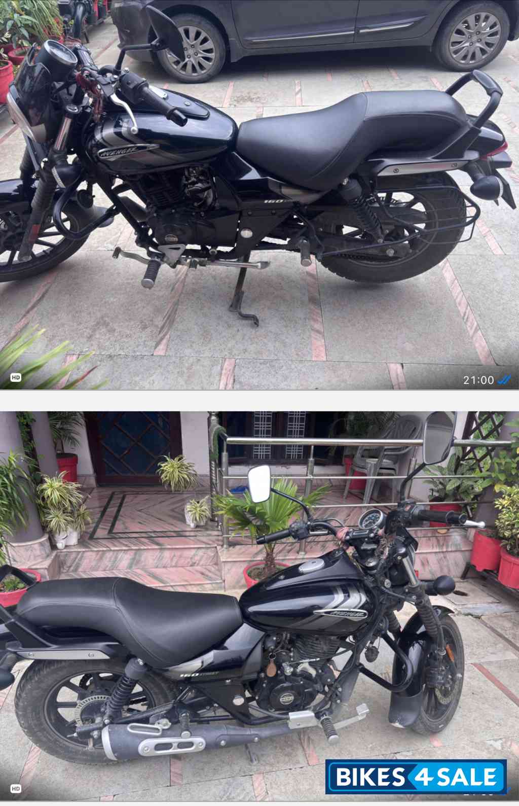 Black Bajaj Avenger Street 160 BS6