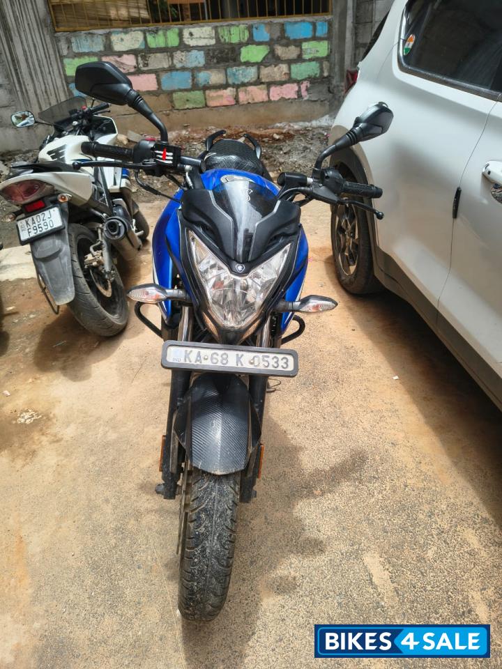Blue & White Bajaj Pulsar NS 200 BS6