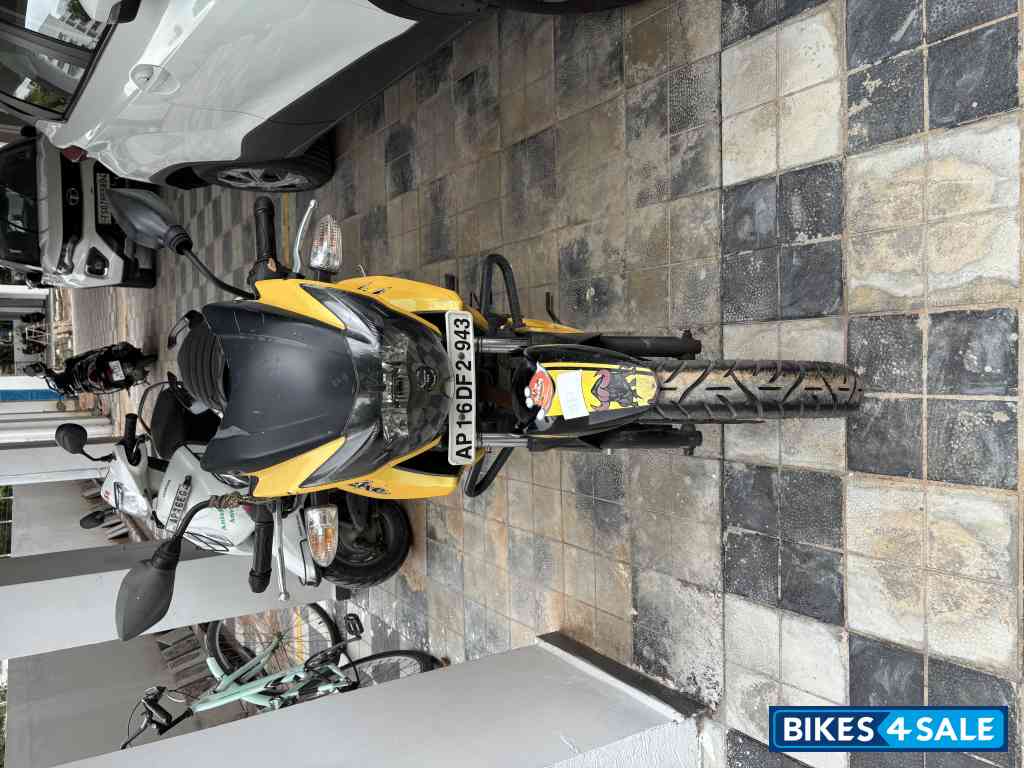 Yellow Black TVS Apache RTR 160