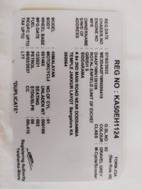 Gravel Grey Royal Enfield Himalayan