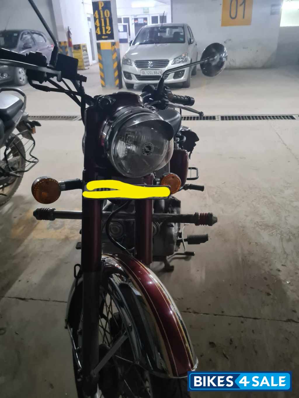Chrome Red Royal Enfield Classic 500