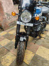 Rabel Blue Royal Enfield Hunter 350 2025