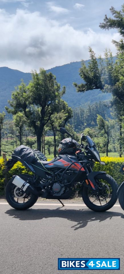 Black & Orange KTM 390 Adventure 2022