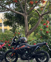 Black & Orange KTM 390 Adventure 2022