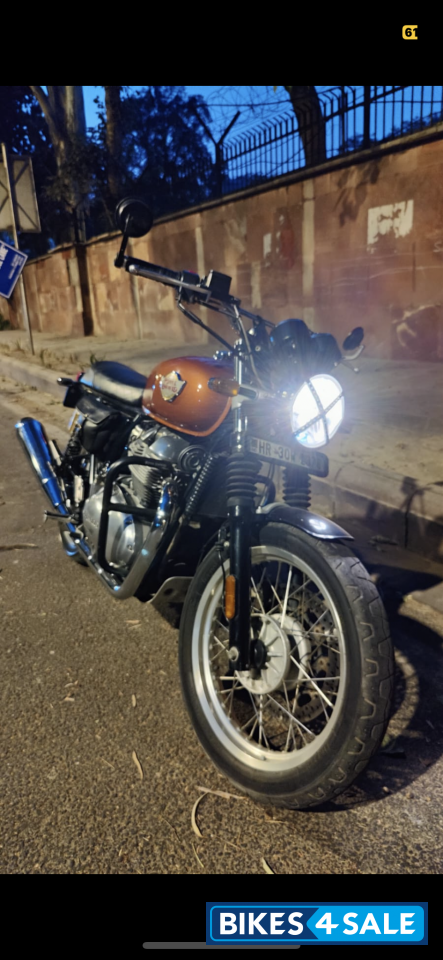 Orange Crush Royal Enfield Interceptor 650 Twin
