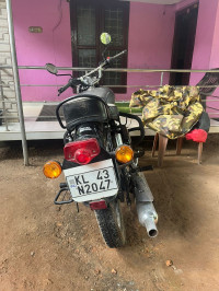 Silver Royal Enfield Bullet 350