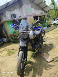 Slick Silver Yezdi Adventure Matte