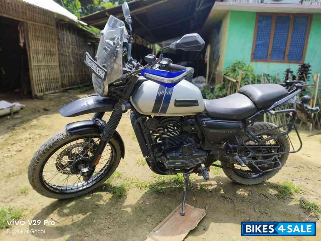 Slick Silver Yezdi Adventure Matte