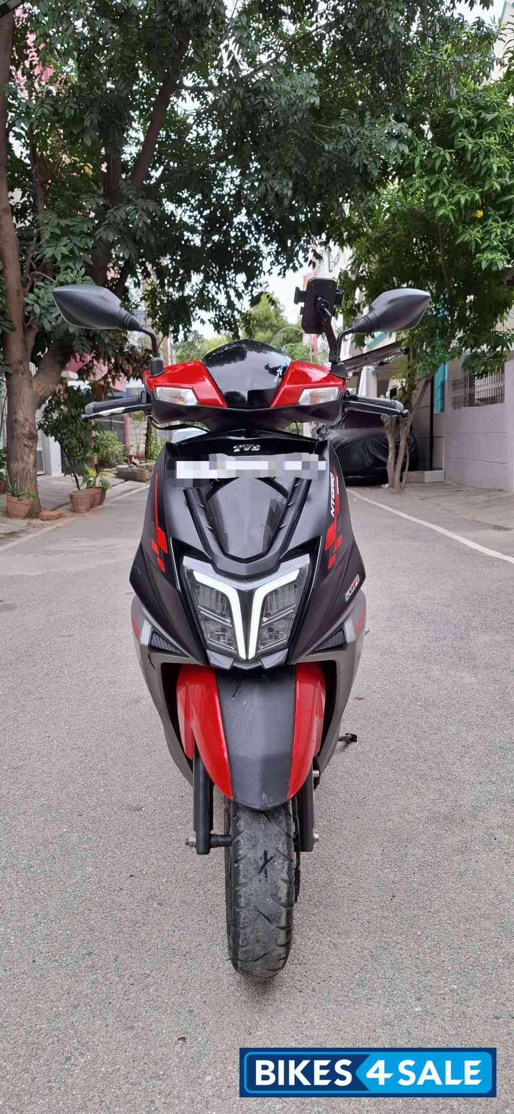 Black & Red TVS NTORQ 125 Race Edition