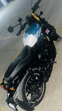 Rebel Blue Royal Enfield Hunter 350 Metro