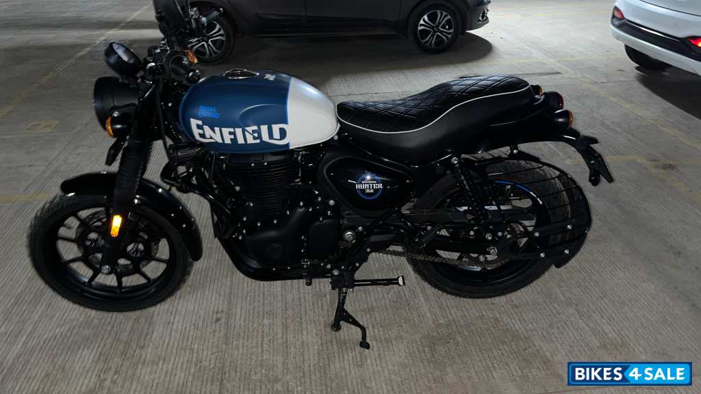 Rebel Blue Royal Enfield Hunter 350 Metro