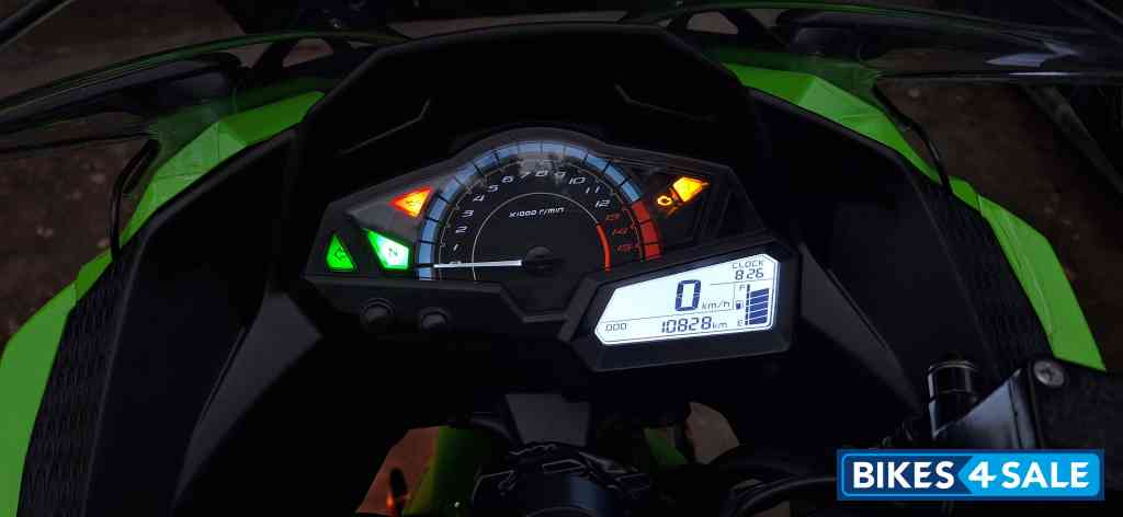 Green Kawasaki Ninja 300 BS6
