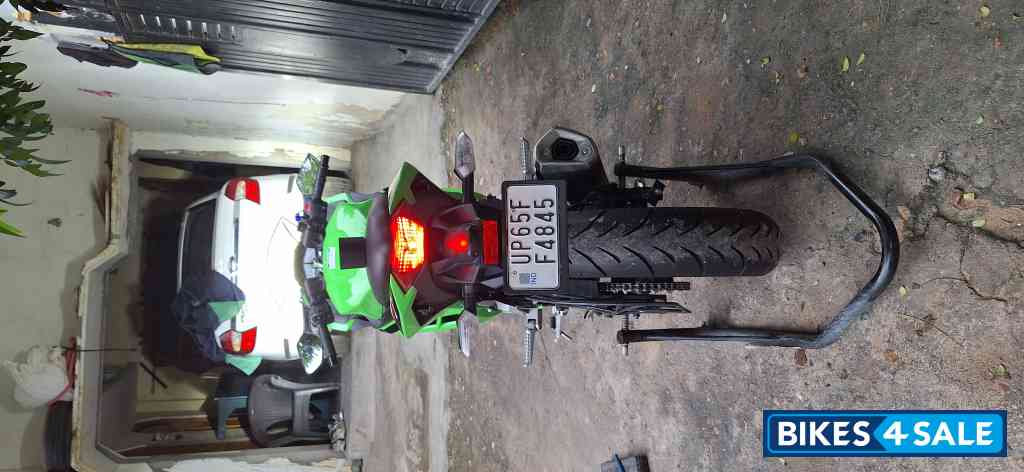 Green Kawasaki Ninja 300 BS6