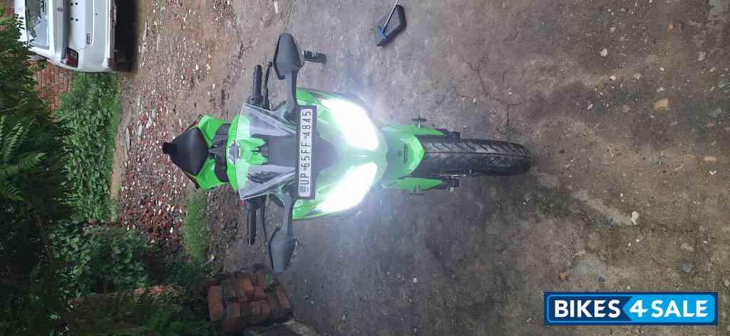 Green Kawasaki Ninja 300 BS6