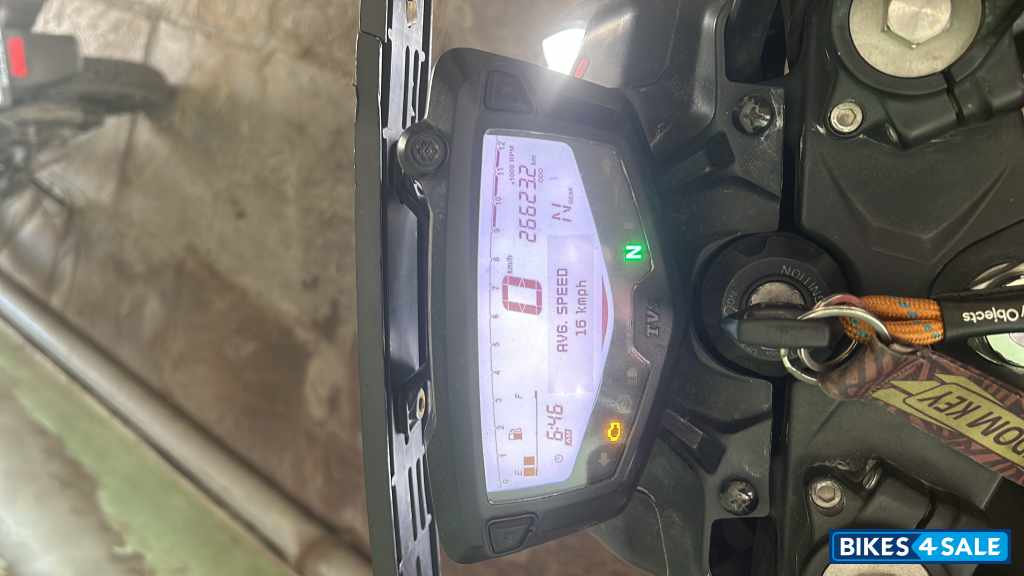 Black TVS Apache RTR 200 4V 2020