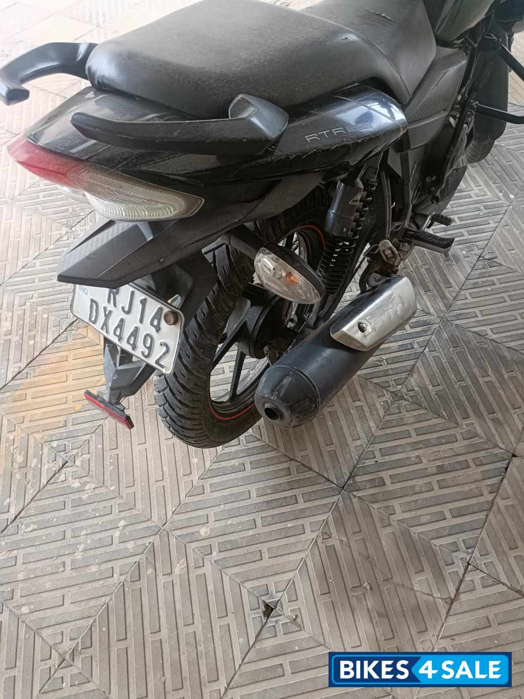 Black TVS Apache