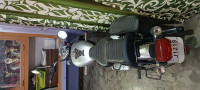 Silver Royal Enfield Bullet Electra Twinspark