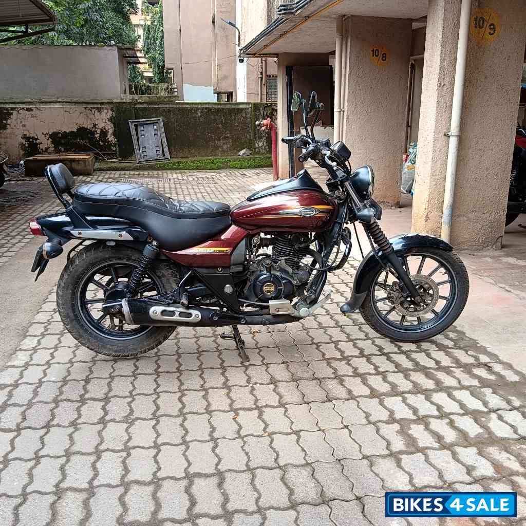 Maroon Bajaj Avenger Street 150