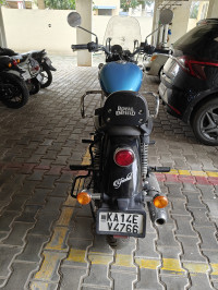Blue Royal Enfield Meteor 350 Supernova