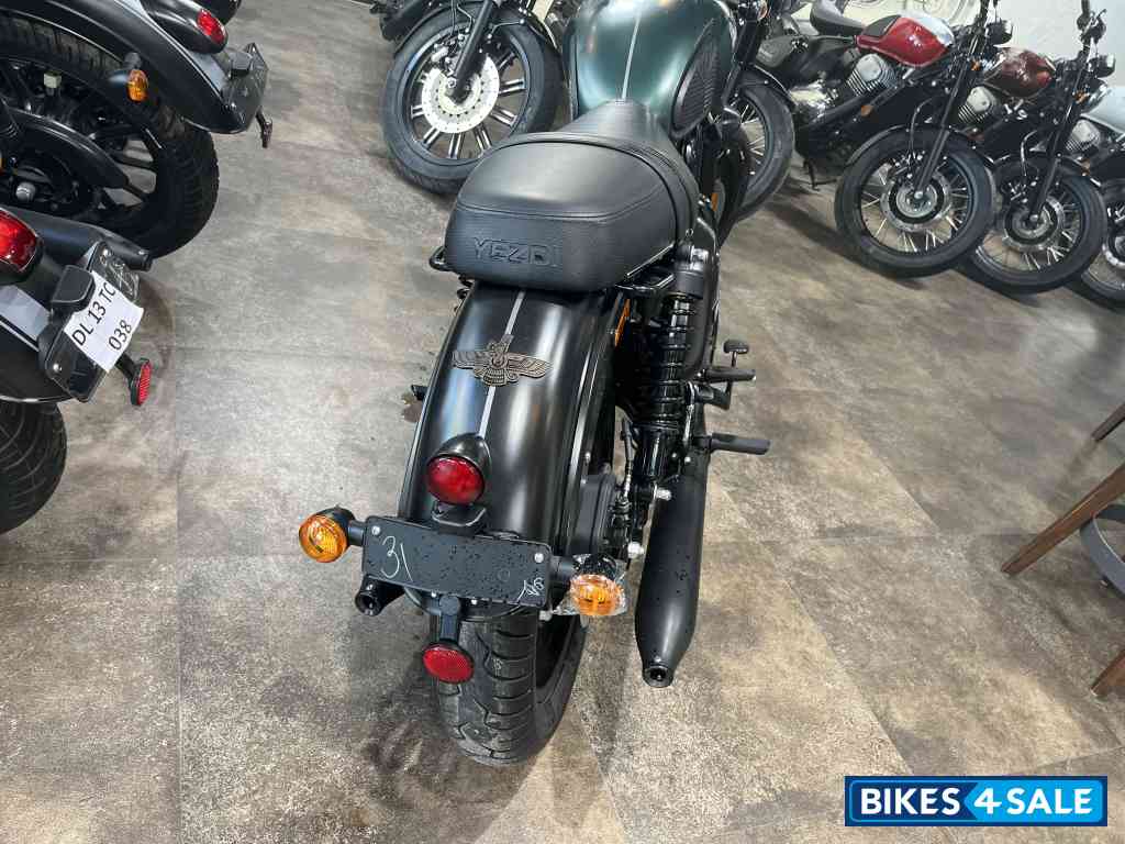 Hunter Green Yezdi Roadster Dark