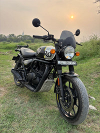 Black Royal Enfield Hunter Rebel