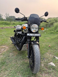 Black Royal Enfield Hunter Rebel