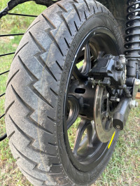 Black Royal Enfield Hunter Rebel