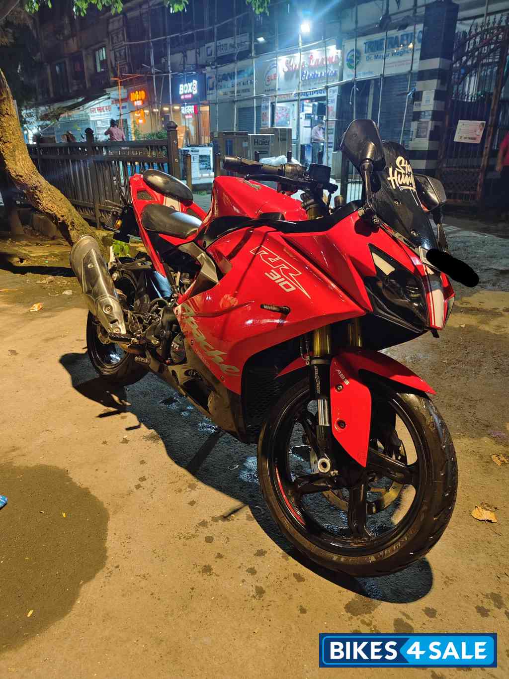 Red TVS Apache RR 310 BTO