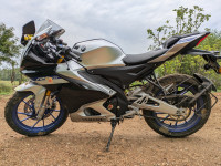 Blue And Silver Yamaha R15M