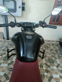 Black Yamaha FZ FI V3 BS6