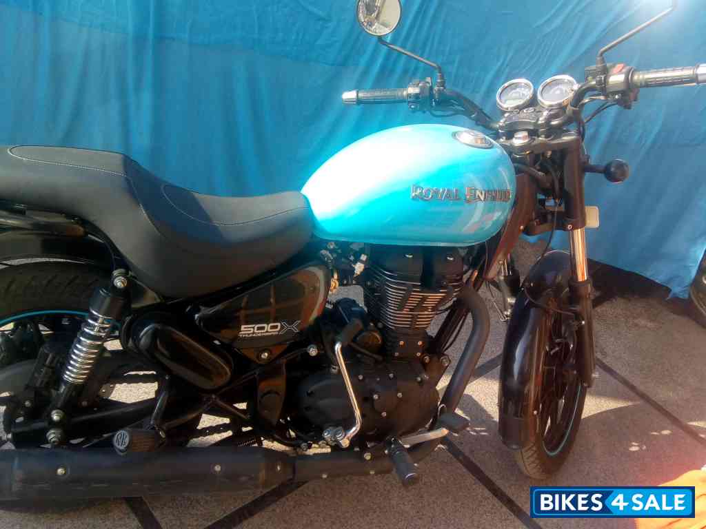 Blue Tank Royal Enfield Thunderbird X 500