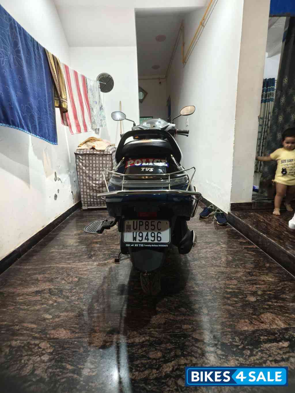 Starlignt Blue TVS Jupiter SmartXonnect Disc 2024