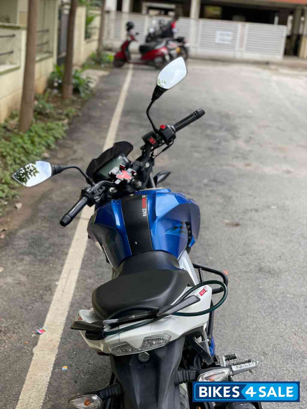 Blue TVS Apache Blue TVS Apache