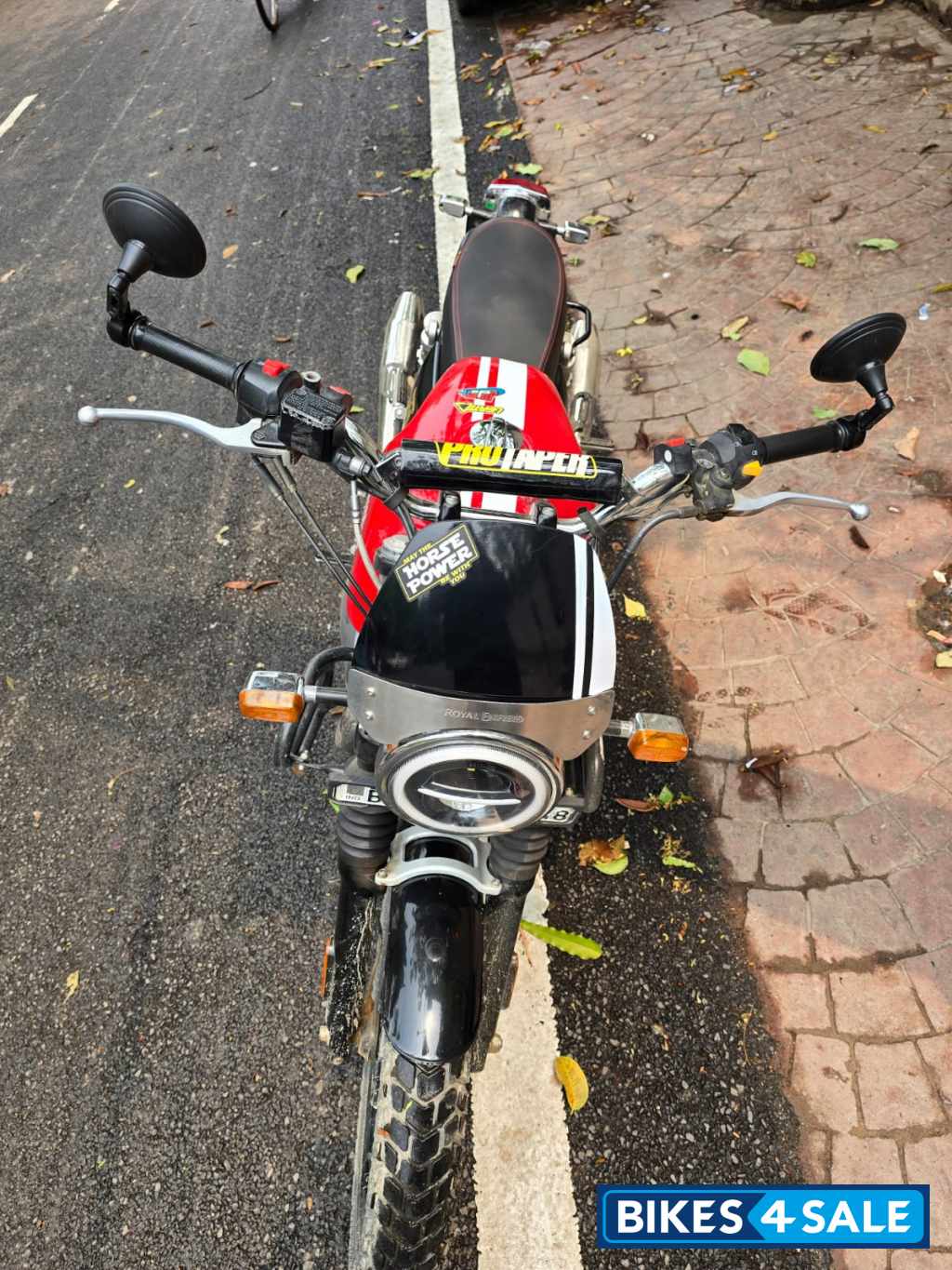 Red Royal Enfield Interceptor 650 Twin