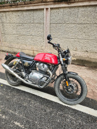 Red Royal Enfield Interceptor 650 Twin