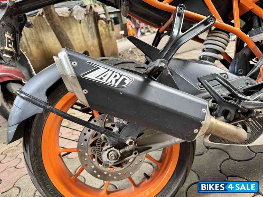 Orange And White KTM RC 390