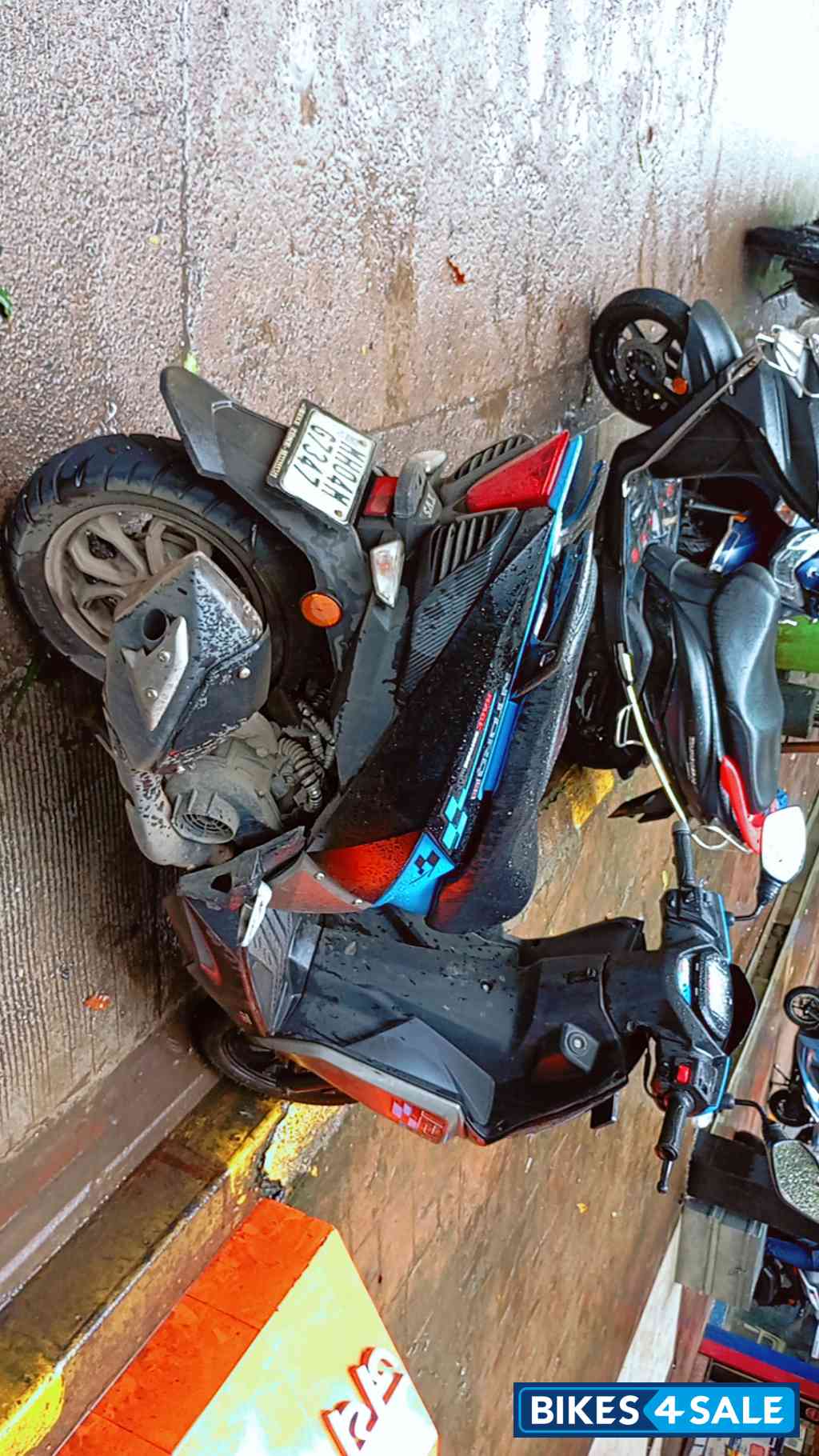 Sky Blue TVS NTORQ 125 Race Edition