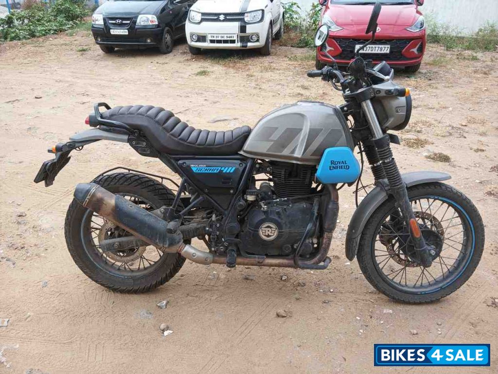 Graphite Blue Royal Enfield Scram 411
