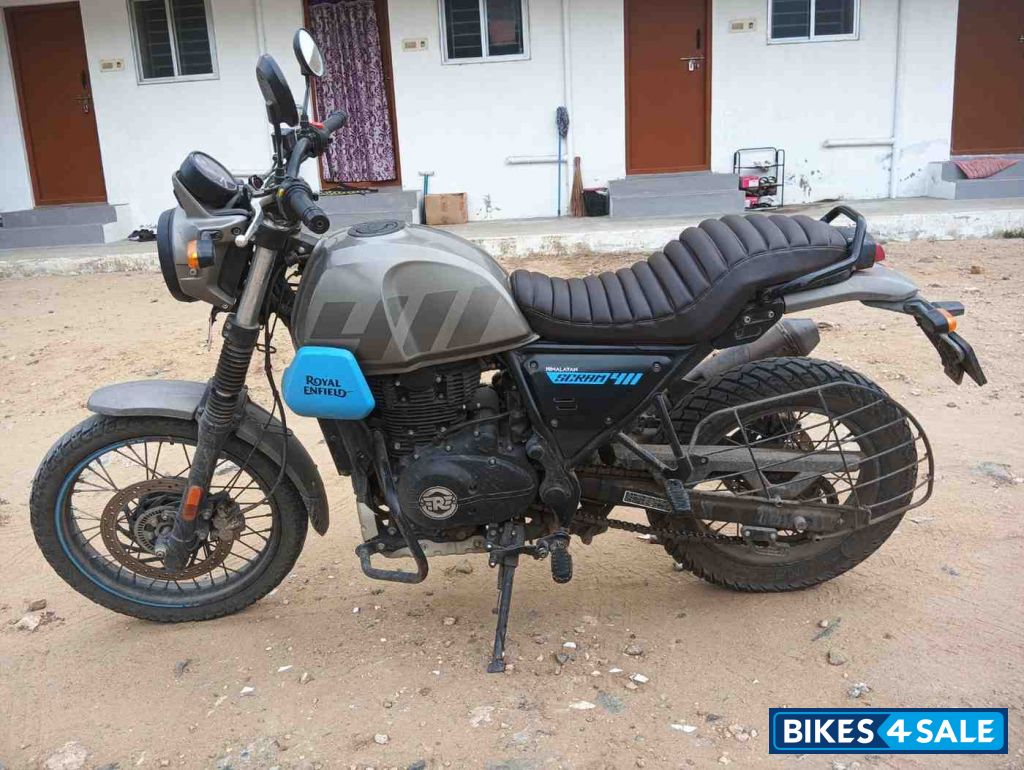 Graphite Blue Royal Enfield Scram 411