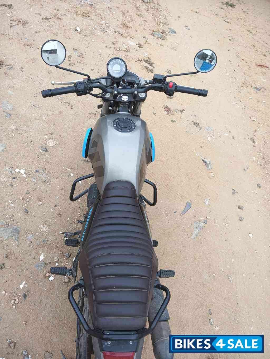 Graphite Blue Royal Enfield Scram 411