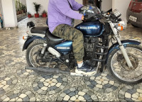 Blue Royal Enfield Thunderbird 350